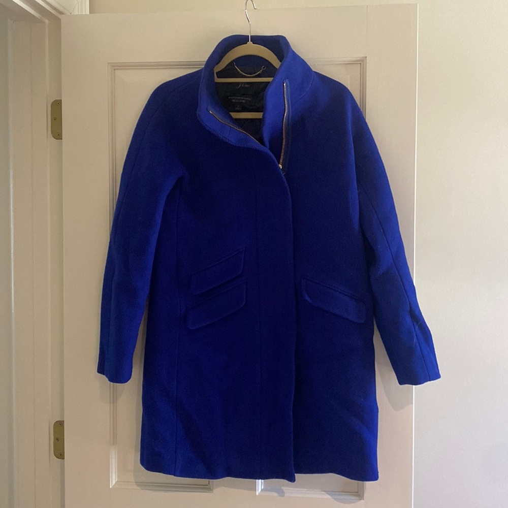 J. Crew Cobalt Blue Wool Jacket